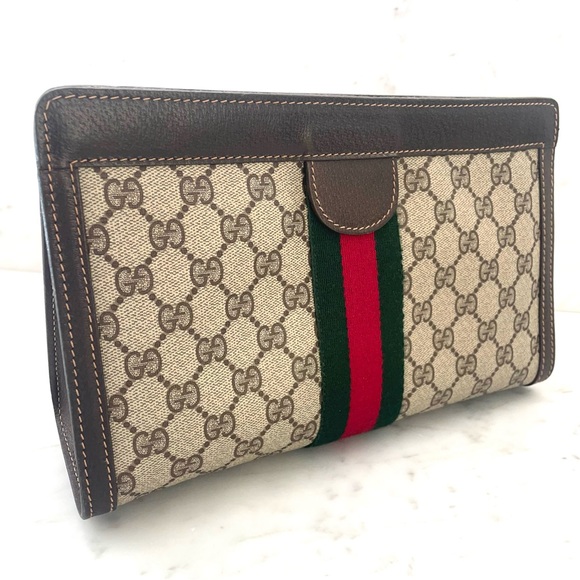 GUCCI GG monogram supreme Clutch - Picture 17 of 17